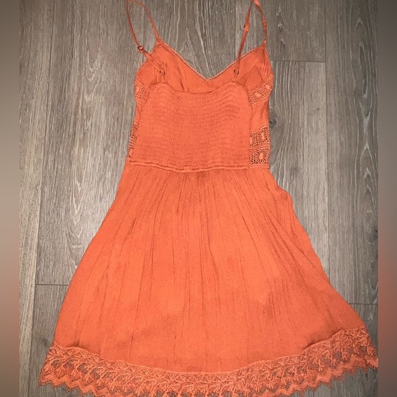Orange Summer Dress - Picture 2 of 3